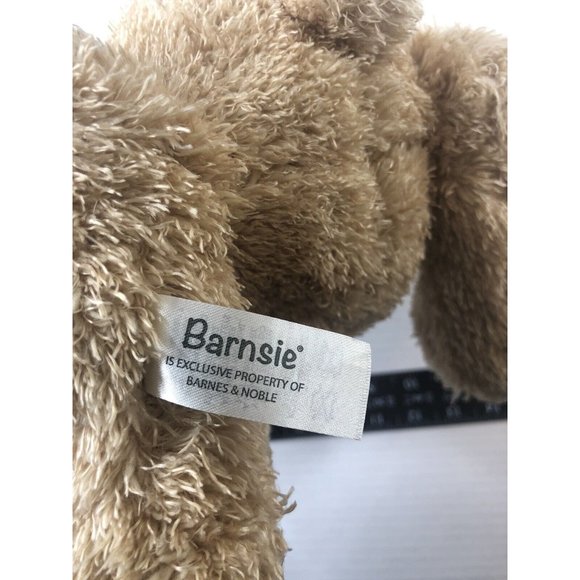 Barnes & Noble Plush Barnsie Brown Teddy Bear 2015 Stuffed Animal 14" - Picture 2 of 4